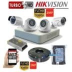 Hik vision Four 1080P Full HD CCTV Cameras - Image 2